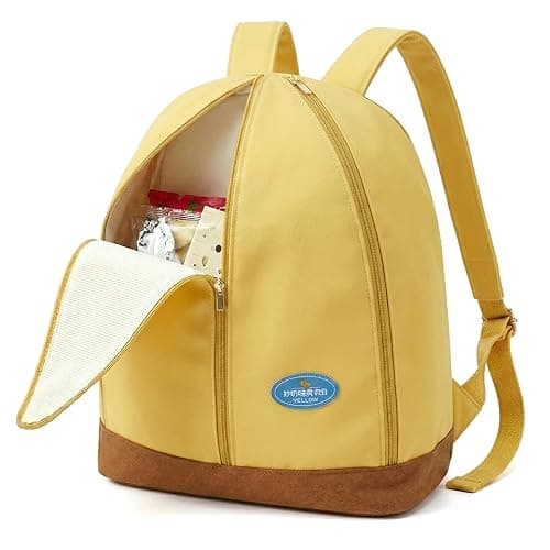 knictto Cute Novelty Banana Backpack for Women Y2K Large Capacity Lightweight Fun Casual Travel Daypack Outdoor All Seasons (BANANA) - Image 1