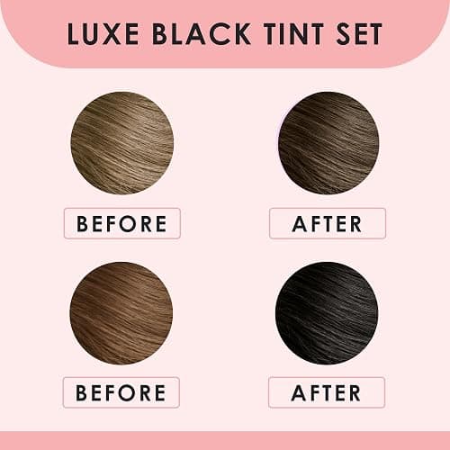 Black Color Set for Lashes and Brows - Long Lasting Temporary Color (Up to 4 Weeks) - Vegan & Cruelty-Free - for Salon & Home Use thumbnail 7
