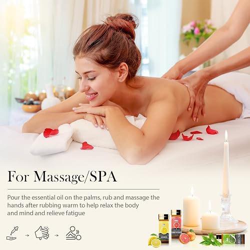 Essential Oil Set, 40 Pcs Aromatherapy Essential Oils for Diffusers for Home, 5ML Fragrance Gift Set for Skin, Soap Making, Massage, Hair Care, DIY Candle and Perfume Making thumbnail 5