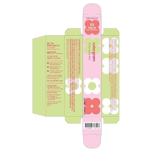 COLORGRAM Fruity Glass Tint 02 Dewy Grapefruit | Korean Long Lasting & Waterproof Lip Stain | Glossy Lip Gloss with Subtle Orange Shade | Buildable, Blendable, Moisturizing, Non-Sticky | 0.11 Oz - 02 Dewy Grapefruit thumbnail 8