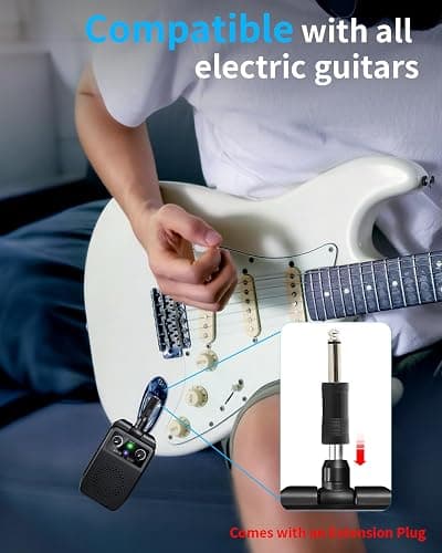 JOYO Mini Amp 5W Portable Electric Practice Amp Bluetooth Rechargeable Guitar Amplifier Built-in 4 Effects Clean Distortion Overdrive Reverb, Black (JA-05G) thumbnail 3