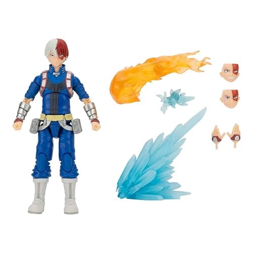 Total Anime Shoto Todoroki - 6.5-Inch Figure with Swappable Faceplates, Alternate Hands, and Fire and Ice Effects thumbnail 3