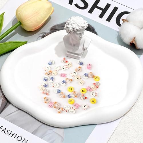 100PCS SK-Z Mini Resin Animal Head Charms, 3D Cartoon Nail Art Charms, Nail Decoration Accessories for DIY Nails Accessories Manicure Crafts thumbnail 5