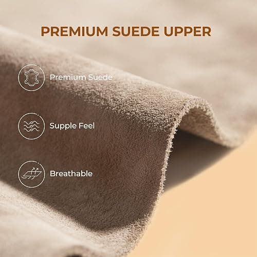 DREAM PAIRS Women's Platform Winter Snow Boots Genuine Suede, Water Resistant Mini Ankle Boots Stable Lightweight Booties Anti-Slip with Memory Foam Outdoor Fuzzy thumbnail 5