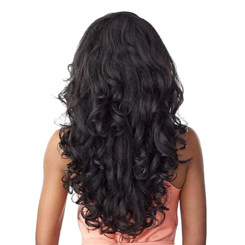 Sensationnel Instant Weave Half Wig - 3 Synthetic Blendwig Adjustable Drawstring for Seamless Hair Blending (2 DARKBROWN) thumbnail 8