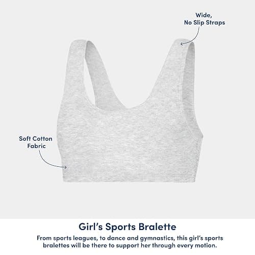 Fruit of the Loom Girl's Big Girls Training Bra Value Packs thumbnail 6