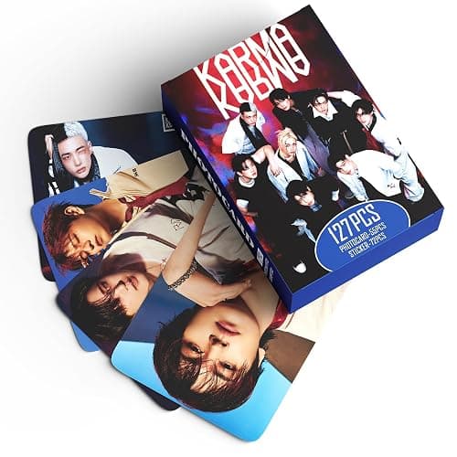 Stray Kids KARMA Album Photocards 127PCS KARMA Photo Card Set Stray Kids The 4th Album Merch Boys and Girls Card Set 55 PCS Photocard and 72 PCS Stickers Gift for STAY thumbnail 9