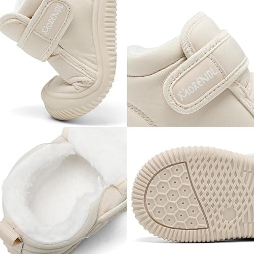 MORENDL Toddler Snow Boots Baby Booties Infant Winter Shoes First Walking Shoes thumbnail 3