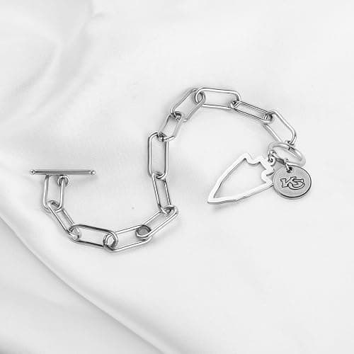 imani Gift for Football Fans K&C Necklace Bracelet Kansas City Inspired jewelry necklace Bracelet thumbnail 4