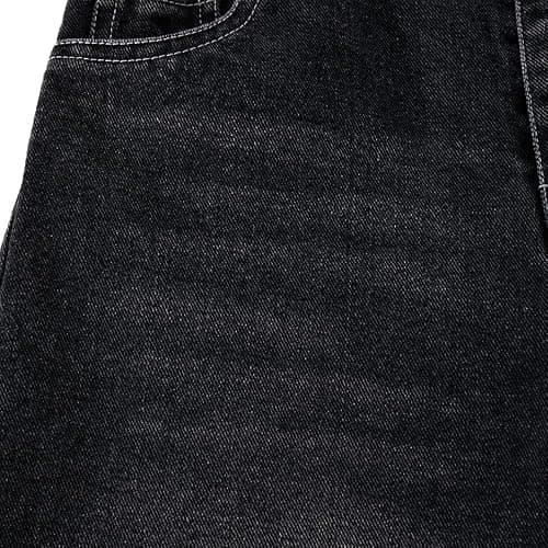 Nivne Tco Tween Girls Baggy Jeans, Cute Denim Pants with 5 Pockets & Zipper Button Closure - Loose Fit Jeans for Girls thumbnail 4