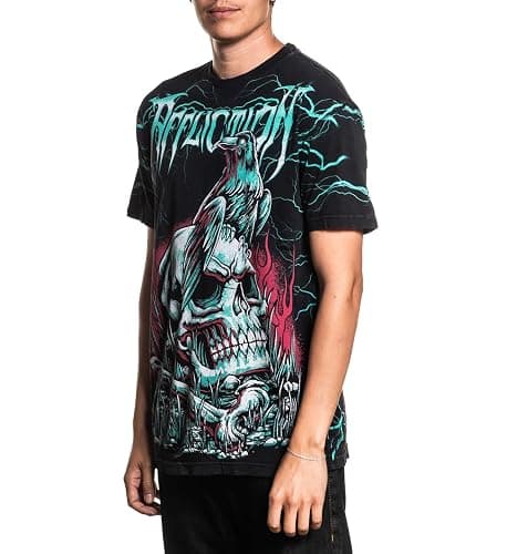 Affliction Men's Core T-Shirt, Short Sleeve, Graphic Print Design T-Shirts thumbnail 6