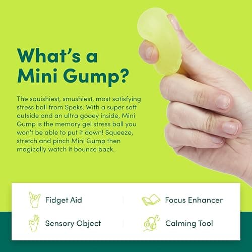 Speks Mini Gump Stress Balls | Ultra Soft Squishy Fidget Toy for Adults & Teens | Stress Relief & Desk Toy | Prism thumbnail 3