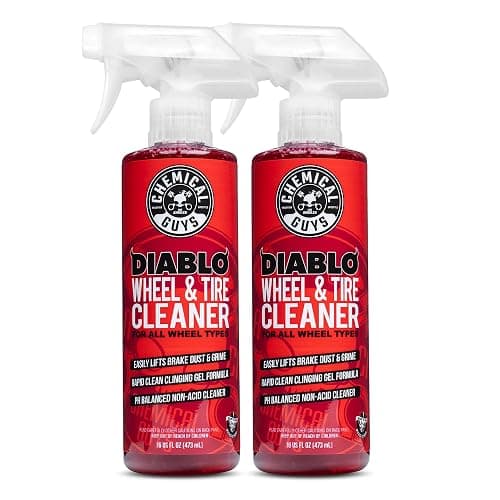 Chemical Guys Diablo Wheel Cleaner Spray - 2 Pack 16 oz Bottles, Safe on All Wheel & Rim Finishes, Sprayable Formula Removes Brake Dust, Dirt & Grime, Great for Cars, Trucks, SUVs, Motorcycles & RVs - Image 1