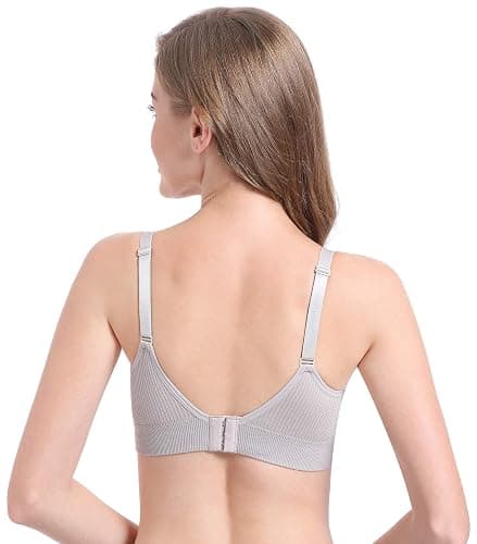 Suekaphin 5PACK Nursing Bra Wireless Bra Maternity Pregnancy Breastfeeding Bra for Women thumbnail 7