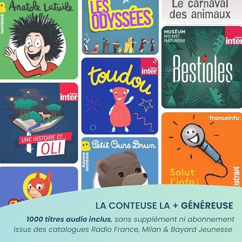 Merlin - Boîte à Histoires avec 1000 titres Inclus - Contenus Bayard Milan & Radio France - 3-12 Ans - Vert Amande - Version 2 thumbnail 6