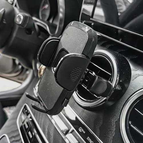 szyuchen Car Cell Phone Holder Mount for Ford Mustang Ecoboost GT Premium Shelby GT 350 500 Shelby GT500 V6 (Not for Mach E) 2015-2023 Accessories Circular Air Vents Cellphone Mobile Phone Stand - Image 1