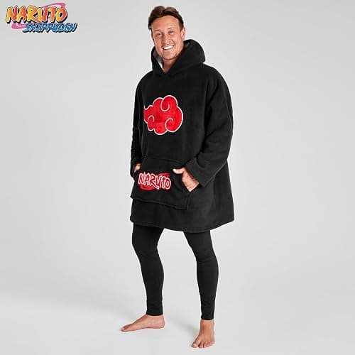 NARUTO Oversized Wearable Blanket Teens Men and Women Hoodie Blanket, Fleece Warm Housewear, Loungewear, Anime Gifts thumbnail 5