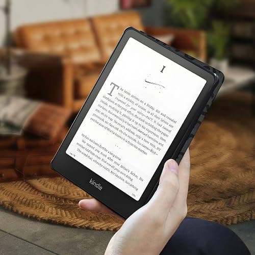 Case for Kindle Paperwhite 12th Gen 2024 (7") & Kindle Colorsoft Signature Edition – Premium PU Leather Cover with Auto Sleep/Wake, Lightweight & Durable Kindle Paperwhite Case, Black Leopard Print thumbnail 7