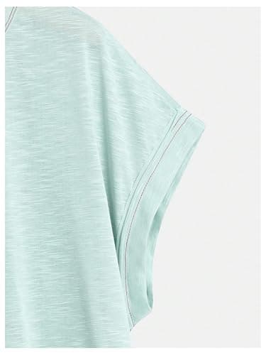SOLY HUX Women Open Back Tops Workout Backless Tee Casual Athletic Shirts Short Sleeve Oversized Gym T Shirt thumbnail 4