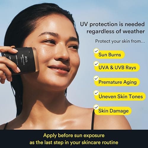 Abib Quick Sunstick Protection Bar SPF50+ 0.77 oz / 22 g (Glowing) | Korean Suncreen Stick Suncare Sunblock, No Whitecast, Protector Solar Barra, Centella Asiatica Extract, Aloe Extract thumbnail 7