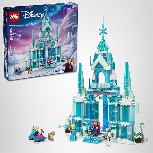 LEGO Disney Frozen Elsa’s Ice Palace Building Set for Kids, Princess Castle with Anna and Elsa Mini-Doll Figures, Disney Princess Toy Gift Idea for Girls, Boys and Movie Fans Ages 6 and Up, 43244 thumbnail 7
