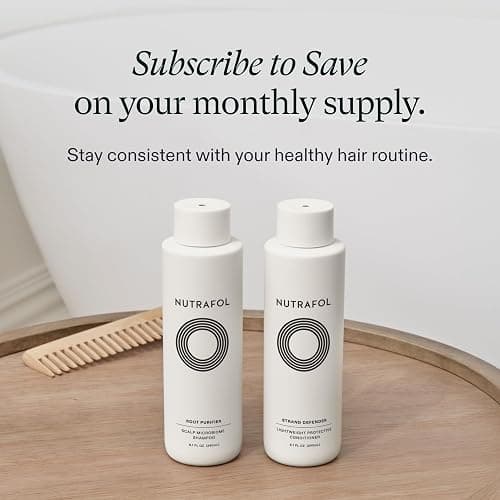 Nutrafol Shampoo, Cleanse and Hydrate Hair and Scalp, Improves Hair Volume, Strength and Texture, Physician-formulated for Thinning Hair, Color Safe, Sulfate Free thumbnail 7