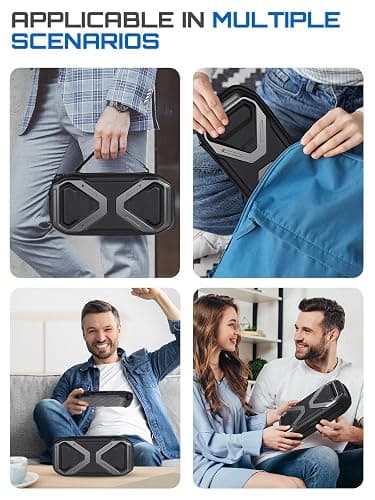 SUPCASE for Nintendo Switch 2 Carrying Case 2025, [12 Game Card Storage] [Military-Grade Protection] Spacious Portable Hard Shell Travel Bag for Nintendo Switch 2 Console & Accessories, Black thumbnail 6