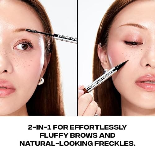 Sacheu Brow & Freckle STAY-N Tinted Eyebrow Gel & Faux Freckle Pen — 2-in-1 Longwear Water Resistant Brows Tint, Cruelty-Free & Vegan, Caramel Latte thumbnail 7