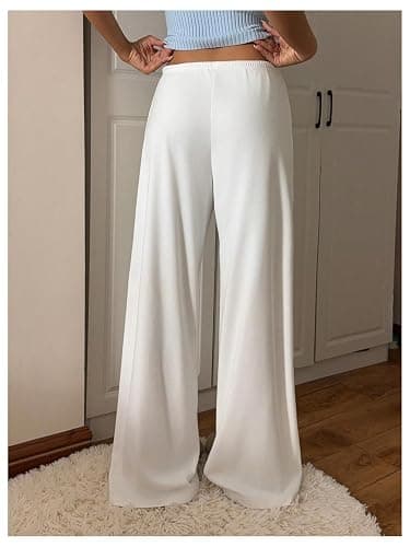 SOLY HUX Women's Drawstring Sweatpants Low Rise Baggy Wide Leg Pants with Pockets thumbnail 3