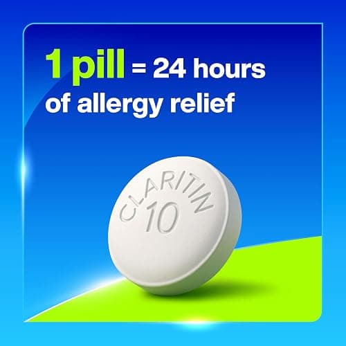 Claritin Allergy Medicine for Adults, 24-Hour Non-Drowsy Loratadine 10mg Pills, Antihistamine, 30 Tablets + 1ct On-The-Go Relief thumbnail 5