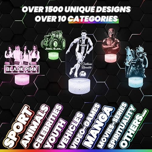 Lampephoto.fr - Katsuki Bakugo 3D Lamp, Gift Idea for Teens, Katsuki Bakugo Manga Accessory, Animated Drawings, Teen Boy's Room Decor, Desk Decoration, Christmas, Gift Idea for Teens, Gifts TOP thumbnail 9