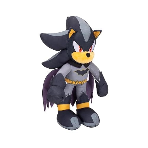 Sonic The Hedgehog DC Comics Shadow as Batman and Knuckles as Superman 9” Plush 2-Pack thumbnail 5