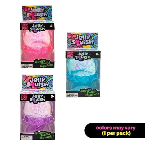 Schylling Needoh Jelly Squish - Sensory Squeeze Toy - Colors May Vary thumbnail 2