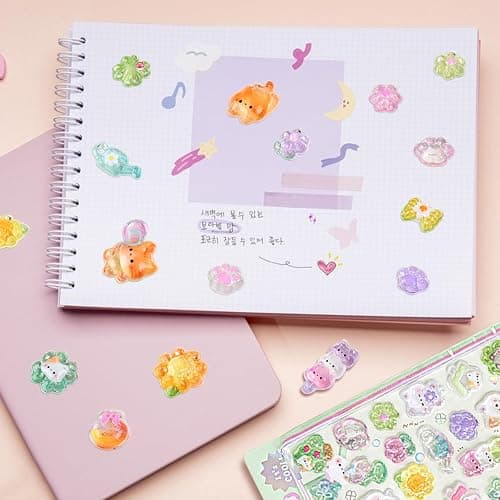 3D Kawaii Sticker Set, Süße Puffy Katzen Aufkleber Mini Wiederverwendbar, Cute Aesthetic Sticker für Scrapbooks & Belohnung Kinder (Mädchen) thumbnail 4