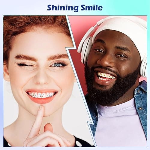 WATRZ 690 pcs Teeth Gem Kit,Tooth Gems Kit for Teeth DIY Crystals Teeth Diamonds Jewel Kit for Girls Y2K Fashionable for Women Harmless (Colorful) thumbnail 4