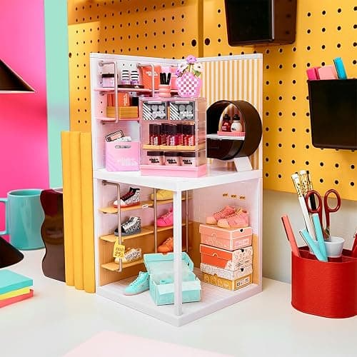 MGA's Miniverse Make It Mini Spaces Ice Cream Shop, Building Set, Customize, DIY Crafts, Rooms, Hobby, Collectors, Display, Gifts, 8+ thumbnail 9