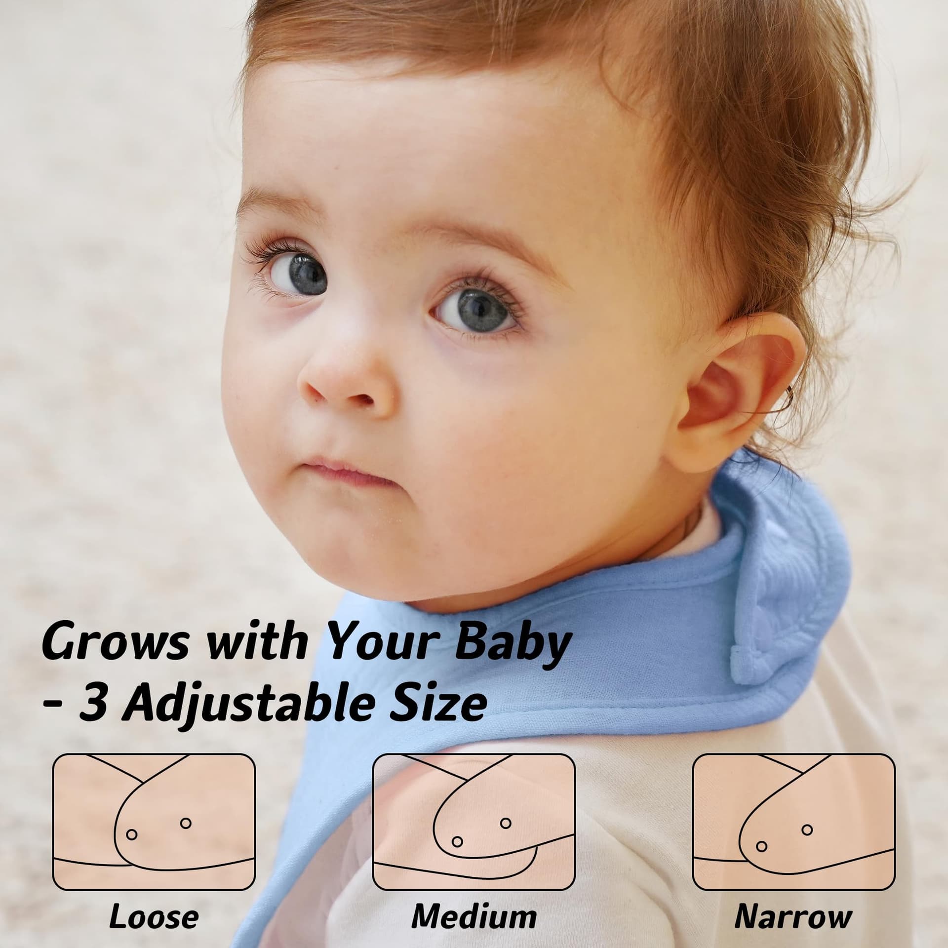 Muslin Baby Bibs thumbnail 3