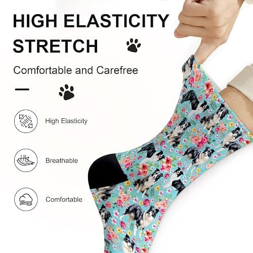 Yogusut Dogs Socks for Women, Dog Lover Gifts for Women, Funny Novelty Soft Comfort Socks, Gift for Dog Mom thumbnail 5