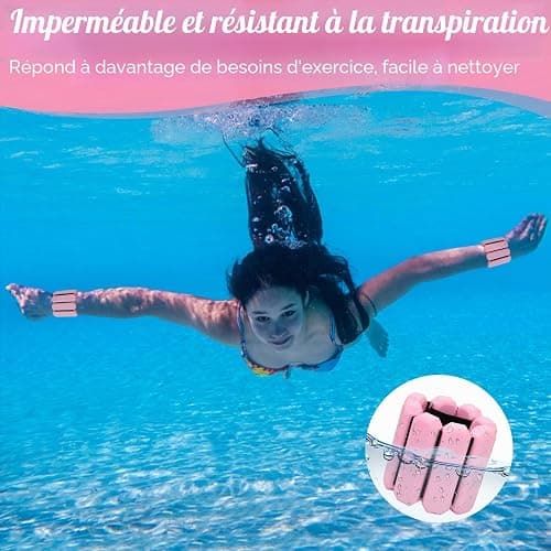 Omtofo Poids De Poignet Réglables Poids De Cheville Pour Poids Poignet En Ankle Weights Pour Exercice Yoga Danse Barre Pilates Cardio Aérobic Marche thumbnail 2