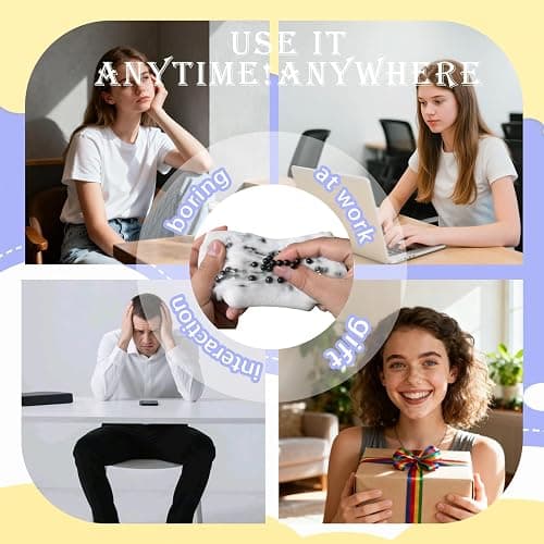 1Pcs Square Skin Picking Fidget Toys for Kids and Adults, Titata Pimple Popping Sensory Squeeze Toys for Stress Relieve Dermatillomania ADHD, and OCD thumbnail 6