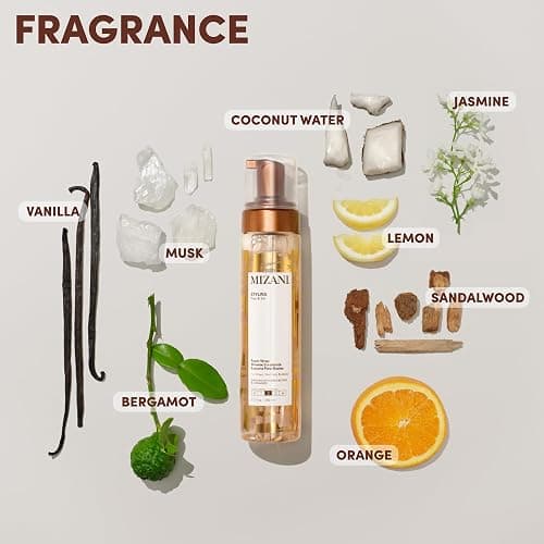 Mizani Foam Wrap Curly Hair Styling Foam - Anti Frizz Moisturizing Hair Mousse with Shea Butter, Smooth and Shine, Non-Greasy, Silicone-Free, Free from Drying Alcohols thumbnail 6