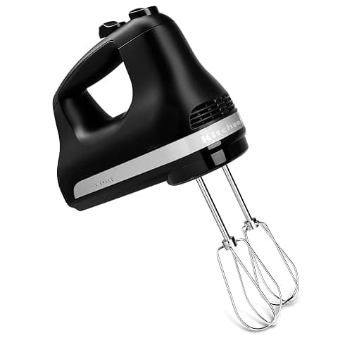 KitchenAid 5 Ultra Power Speed Hand Mixer - KHM512, Matte Black - Matte Black - 5 Speed - Image 1