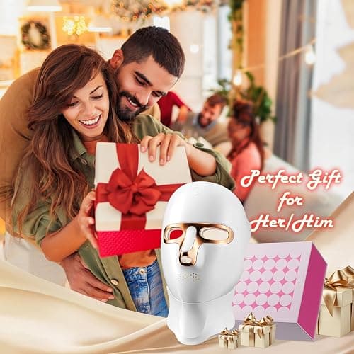 Red Light Therapy Mask for Face,Cordless LED Face Mask Light Therapy,USB C Rechargeable,Infrared Lights Masks for Home Working Travel Yoga Sleep thumbnail 9