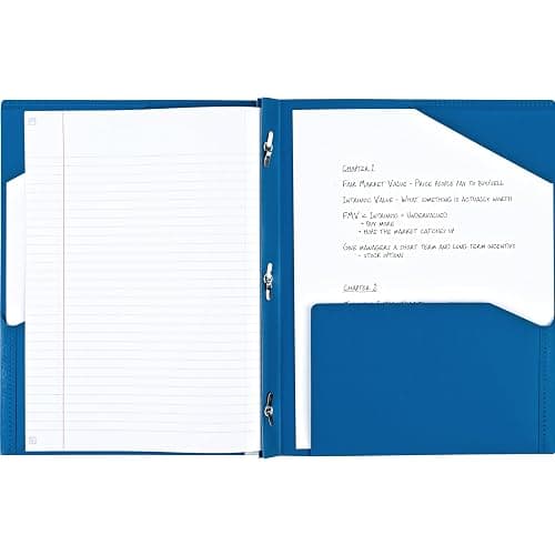 Five Star 2 Pocket Folders with Prong Fasteners, Stay-Put Folder, Folders with Pockets, Color Selected For You, 1 Count (34030) thumbnail 6
