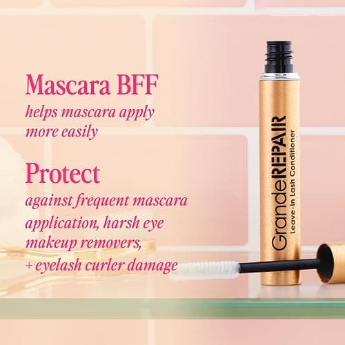 Grande Cosmetics GrandeREPAIR Leave-In Lash Conditioner Strengthens, Softens & Protects with Biotin Peptide & Nourishing Oils- Invisible Formula to Prevent Breakage, Support Healthier Lashes (0.10 oz) thumbnail 4