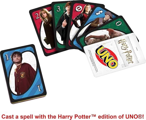 Mattel Games UNO Harry Potter Card Game for Kids, Adults & Parties, Collectible Deck Based on Popular Series for 2 to 10 Players thumbnail 3