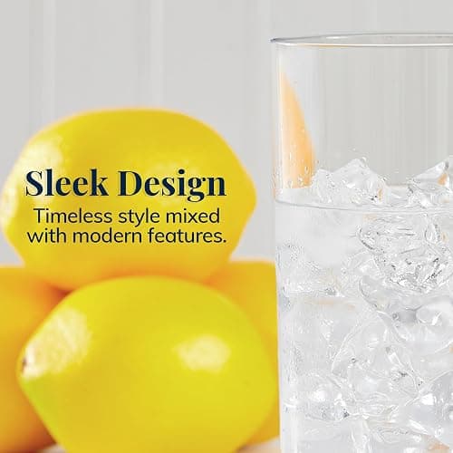US Acrylic Classic Clear Plastic Reusable Drinking Glasses (Set of 6) 16oz Water Cups | BPA-Free Tumblers, Made in USA | Top-Rack Dishwasher Safe thumbnail 5