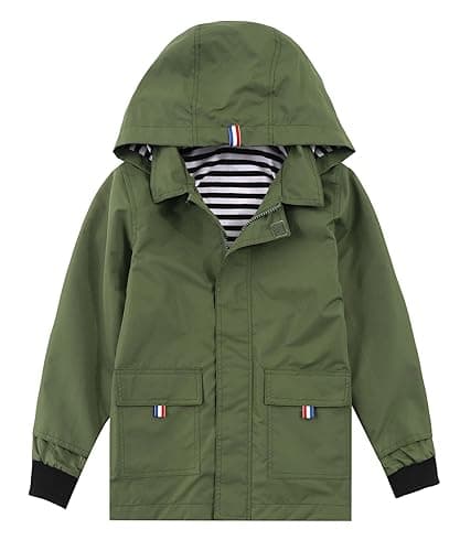 Hiheart Kids Waterproof Rain Jacket