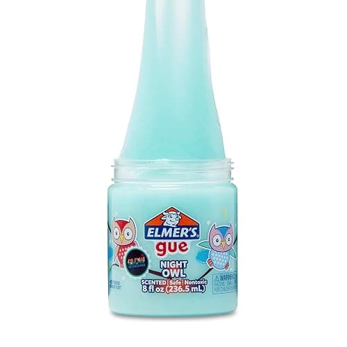 Elmer's Gue Premade Slime, Variety Pack, Includes Clear Slime, Glow in the Dark Slime, Crunchy Slime, 4 Count - Assorted thumbnail 4