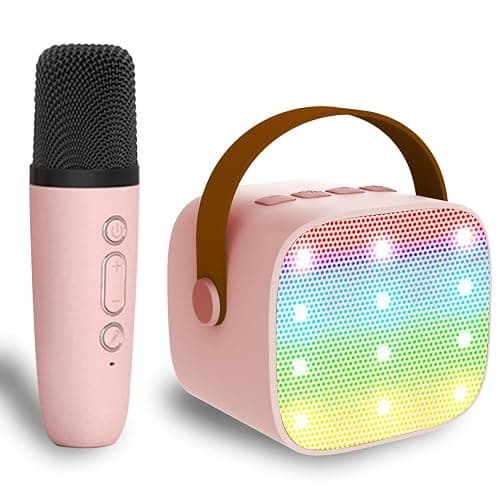 Mini Karaoke Machine for Kids & Adult, 4-12 Years Old Girls Christmas Birthday Gift for Boys, Karaoke Toys Gifts for Girls Ages 4, 5, 6, 7, 8, 9, 10, 12 +Year Old Birthday Party - Image 1